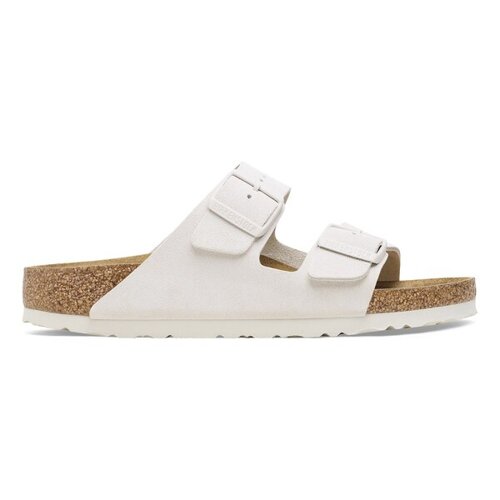 Damen Pantoletten BIRKENSTOCK ARIZONA LEVE ANTIQUE WHITE