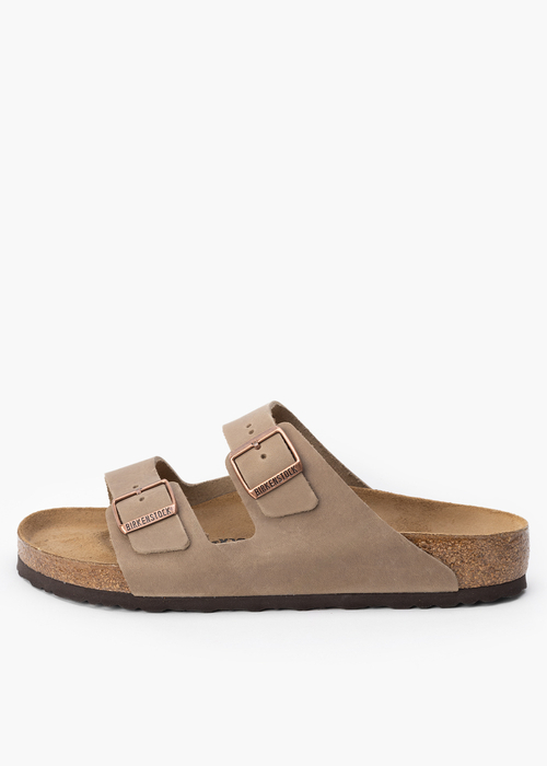 Herren Pantoletten BIRKENSTOCK ARIZONA LEOI TABACCO BROWN