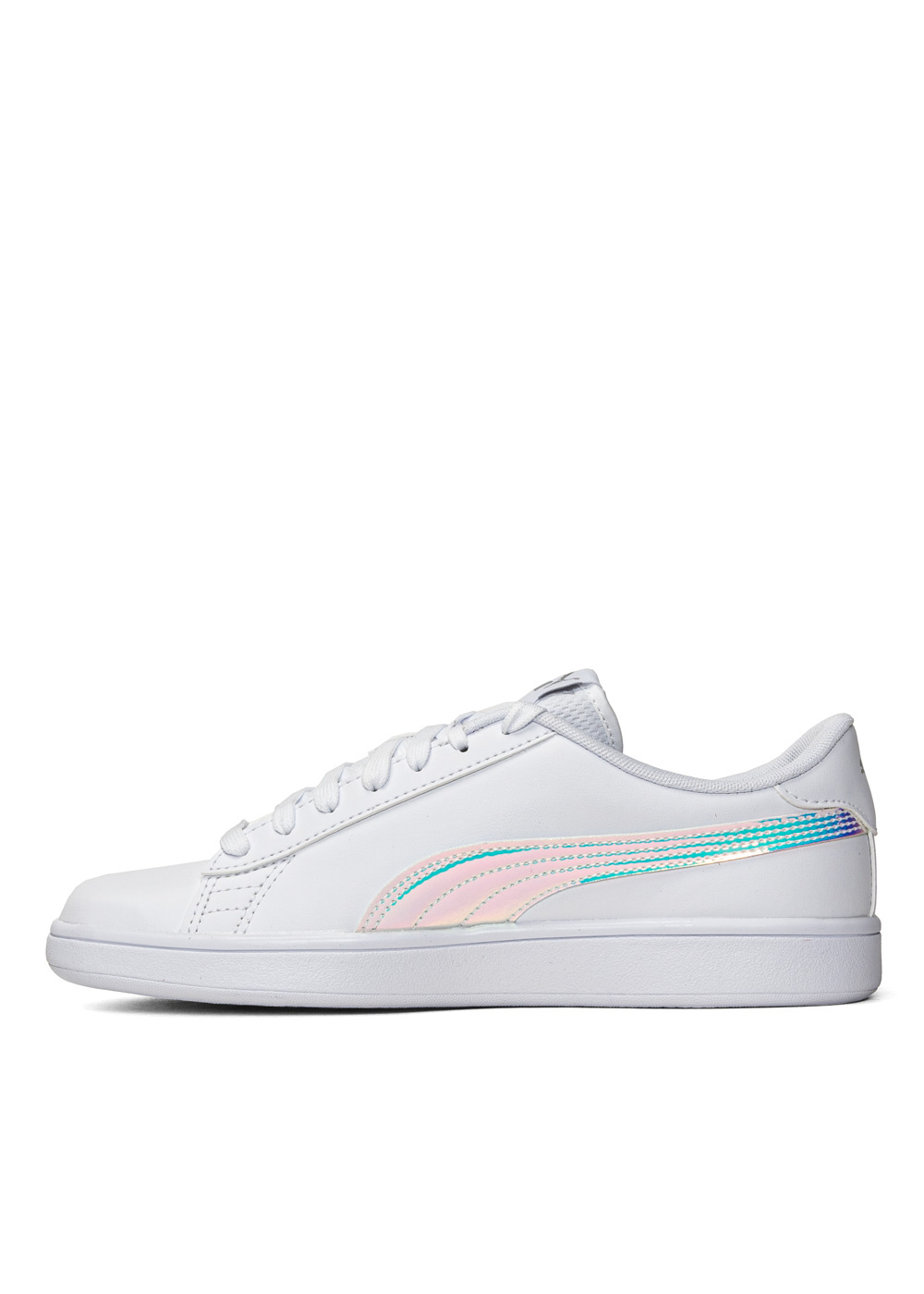 Damen Sneaker Weiß Puma Smash v2 Holo 25,99 € Sneaker Peeker