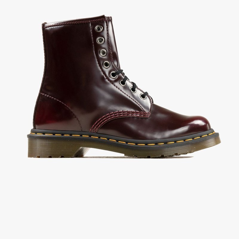 dr martens vegan 1460 cherry red