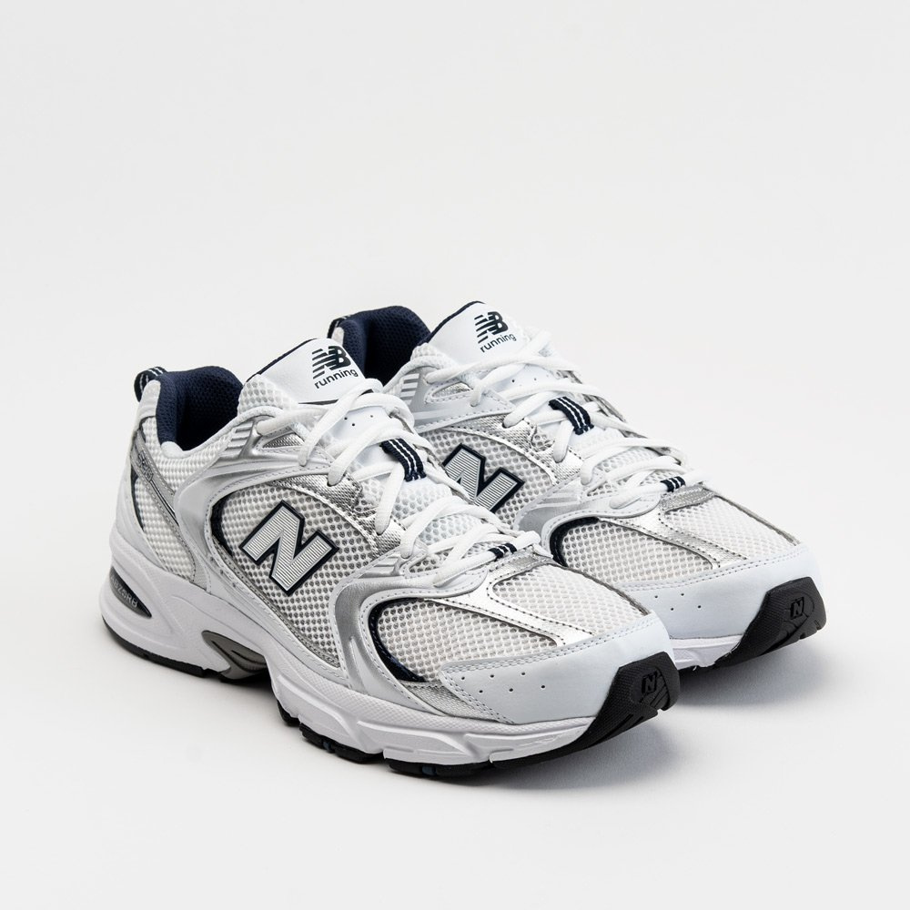 Arriba 93+ Foto New Balance 530 White Silver Navy Lleno