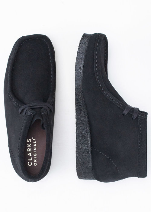 Clarks Wallabee Boot Black Suede (26155521)