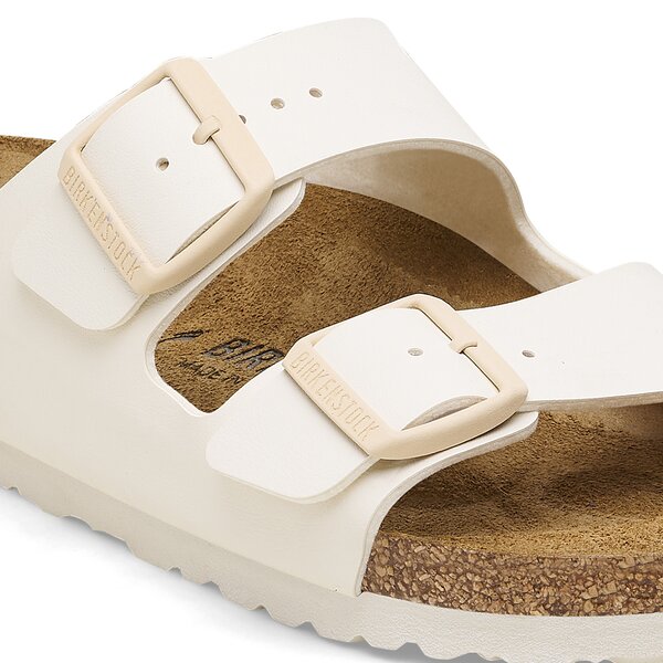 Damen Pantoletten BIRKENSTOCK ARIZONA BF EGGSHELL  