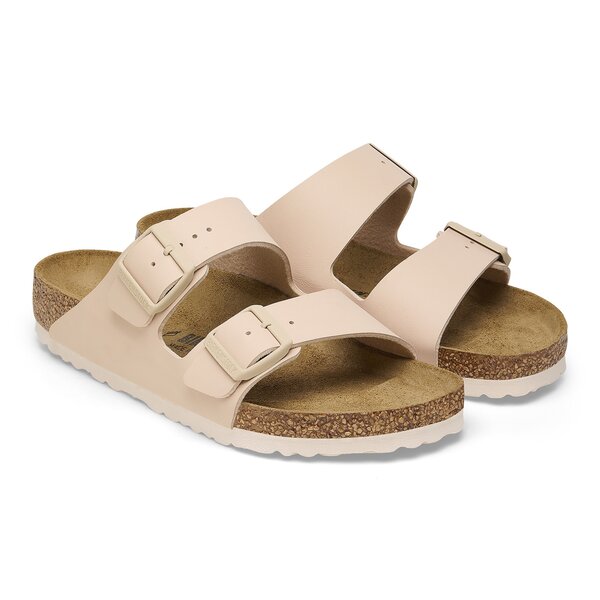 Damen Pantoletten BIRKENSTOCK ARIZONA BF NEW BEIGE  