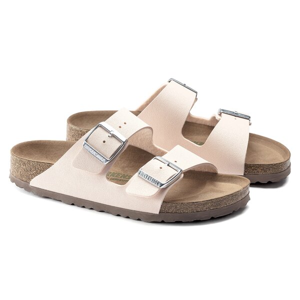 Damen Pantoletten BIRKENSTOCK ARIZONA BFBC EARTHY VEG LIGHT ROSE