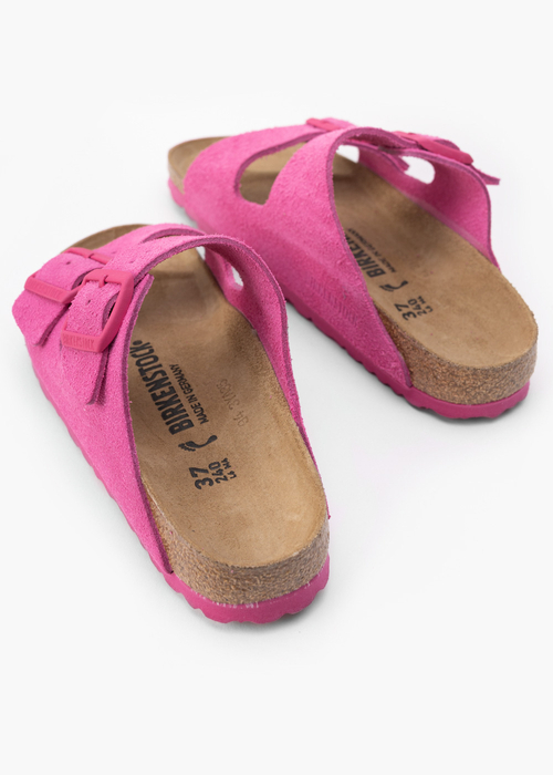 Damen Pantoletten BIRKENSTOCK ARIZONA LEVE FUCHSIA TULIP