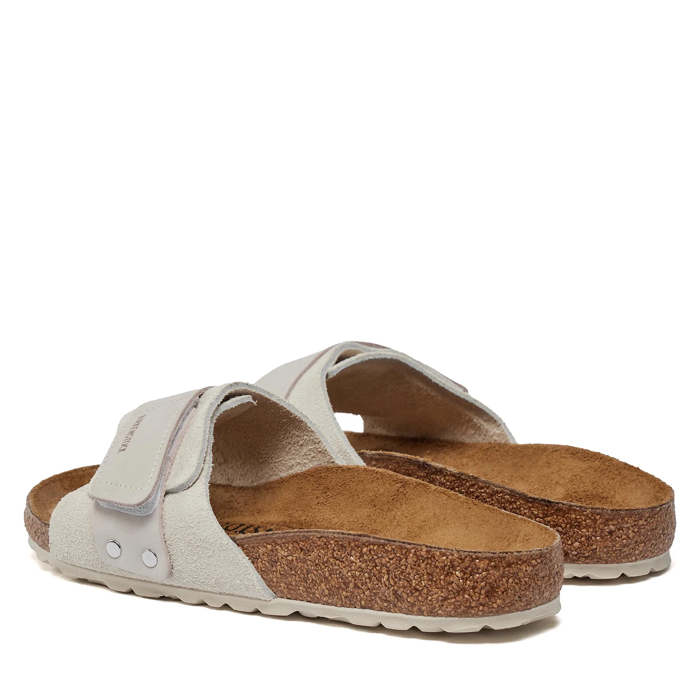 Damen Pantoletten BIRKENSTOCK OITA W LENB/LEVE ANTIQUE WHITE