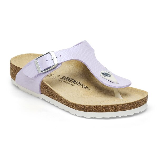 Damen Pantoletten Birkenstock Gizeh BS Birko-Flor Embossed