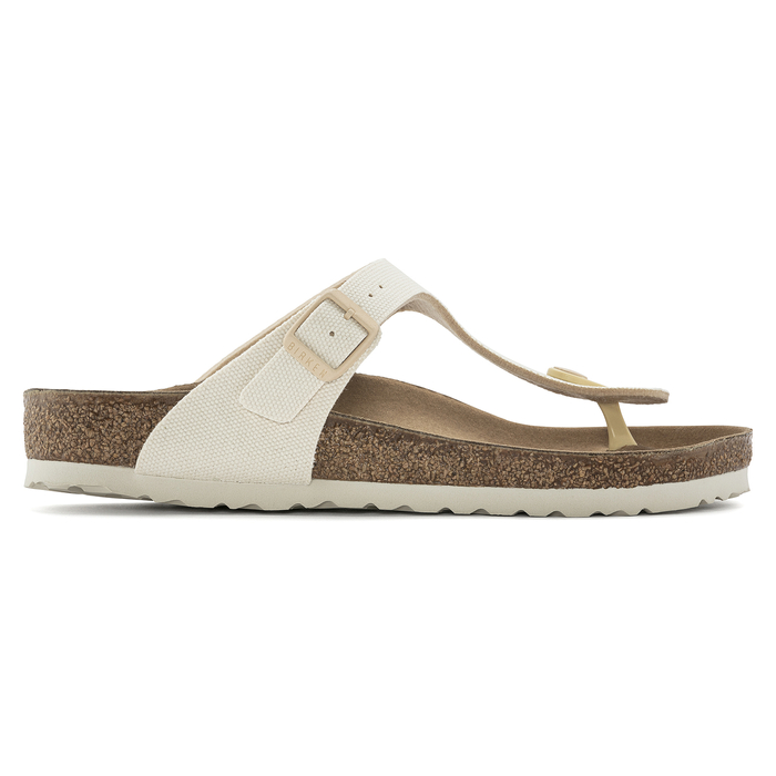 Damen Pantoletten Birkenstock Gizeh Vegan  Textile