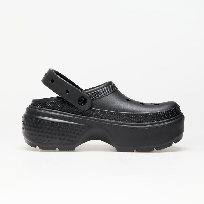 Damen Pantoletten Crocs Stomp Clog Blk