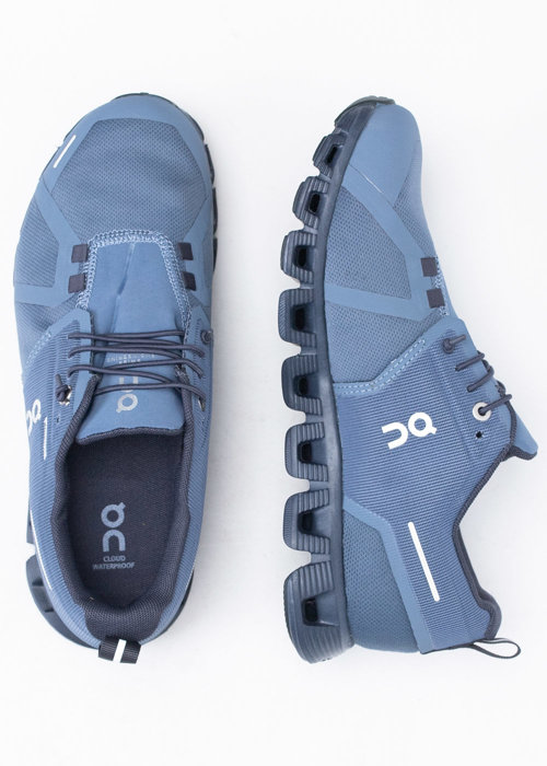 Damen Sneaker Blau On Running Cloud 5 Waterproof