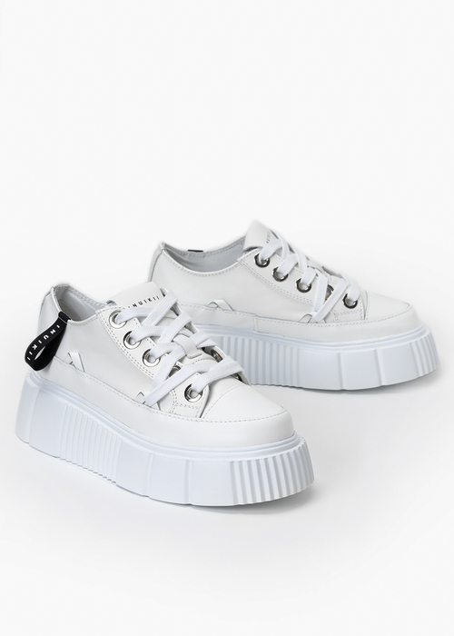 Damen Sneaker Weiß INUIKII LEATHER MATILDA LOW