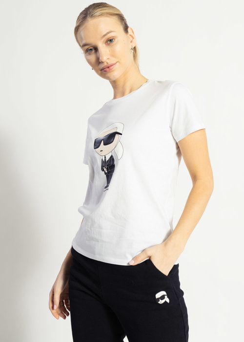 Damen T-Shirt KARL LAGERFELD IKONIK 2.0 KARL T-SHIRT