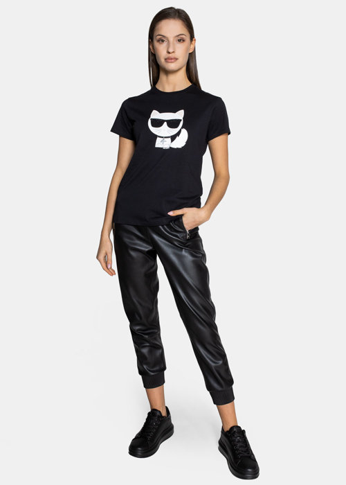 Damen T-Shirt Karl Lagerfeld Ikonik Choupette (210W1723-999)