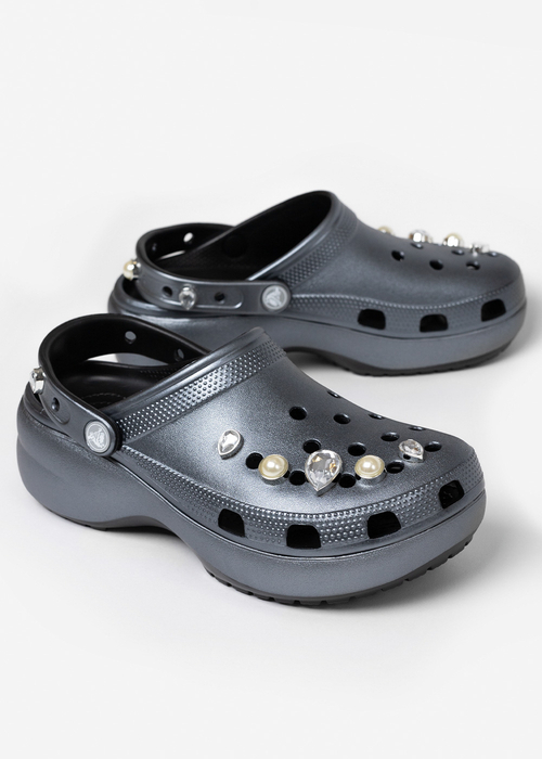 Damenclogs CROCS CLSC PLATFORM CRYSTAL SPEARLS CLOG