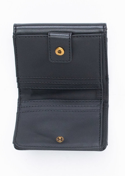 Damengeldbörse Schwarz GUESS AMANTEA SLG CARD & COIN PURSE