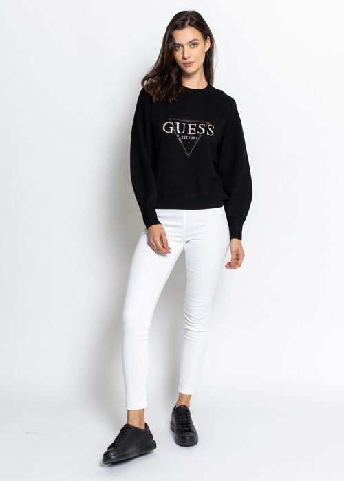 Guess Beatrice RN LS Sweater (W1YR0QZ26I0-JBLK)