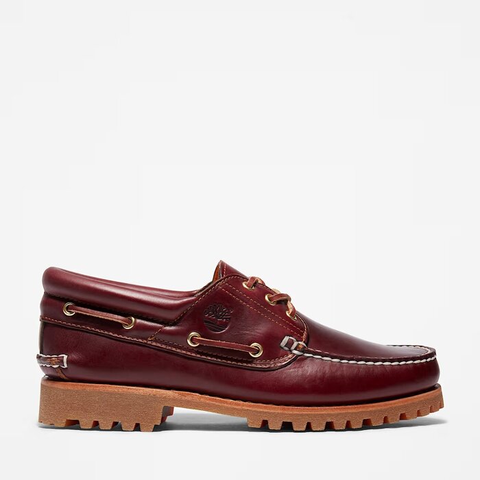 Herren Mokassins Timberland Authentic BOAT SHOE BURGUNDY