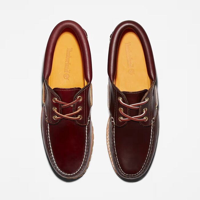 Herren Mokassins Timberland Authentic BOAT SHOE BURGUNDY