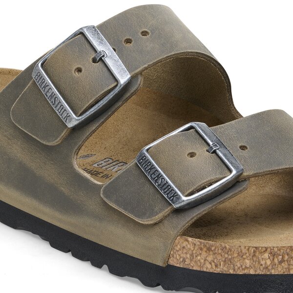 Herren Pantoletten BIRKENSTOCK ARIZONA LEOI FADED KHAKI  