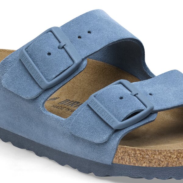 Herren Pantoletten BIRKENSTOCK ARIZONA LEVE ELEMENTAL BLUE