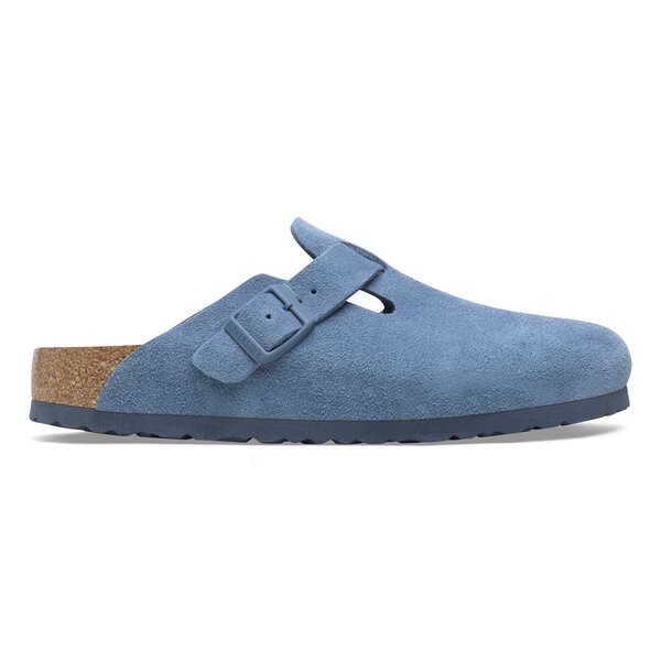 Herren Pantoletten BIRKENSTOCK BOSTON LEVE ELEMENTAL BLUE  