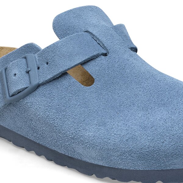 Herren Pantoletten BIRKENSTOCK BOSTON LEVE ELEMENTAL BLUE  