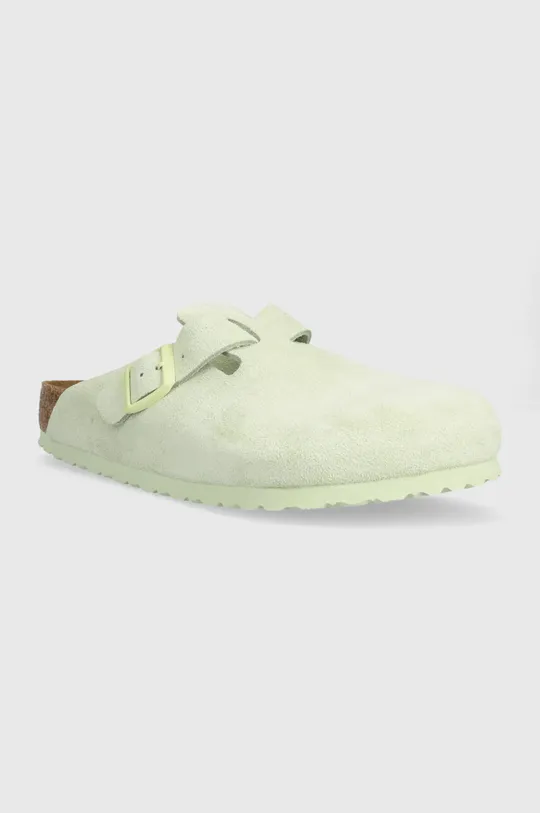 Herren Pantoletten BIRKENSTOCK BOSTON LEVE FADED LIME