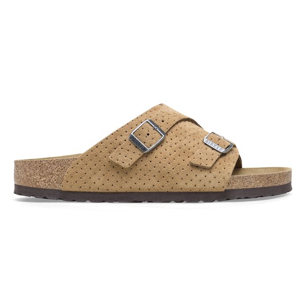 Herren Pantoletten BIRKENSTOCK ZÜRICH LEVE DOTTED NEW BEIGE  