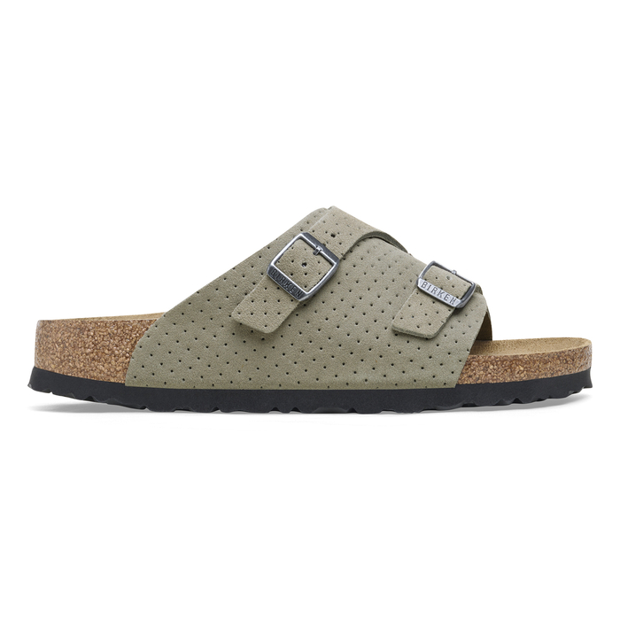 Herren Pantoletten BIRKENSTOCK ZÜRICH LEVE DOTTED STONE COIN  