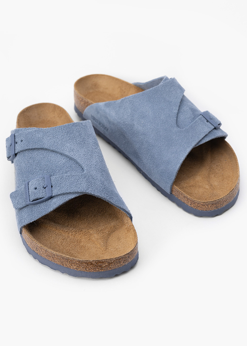 Herren Pantoletten BIRKENSTOCK ZÜRICH LEVE ELEMENTAL BLUE