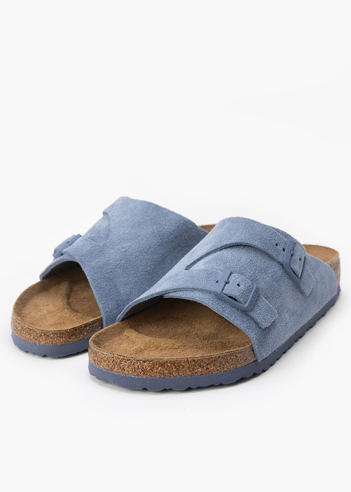 Herren Pantoletten BIRKENSTOCK ZÜRICH LEVE ELEMENTAL BLUE