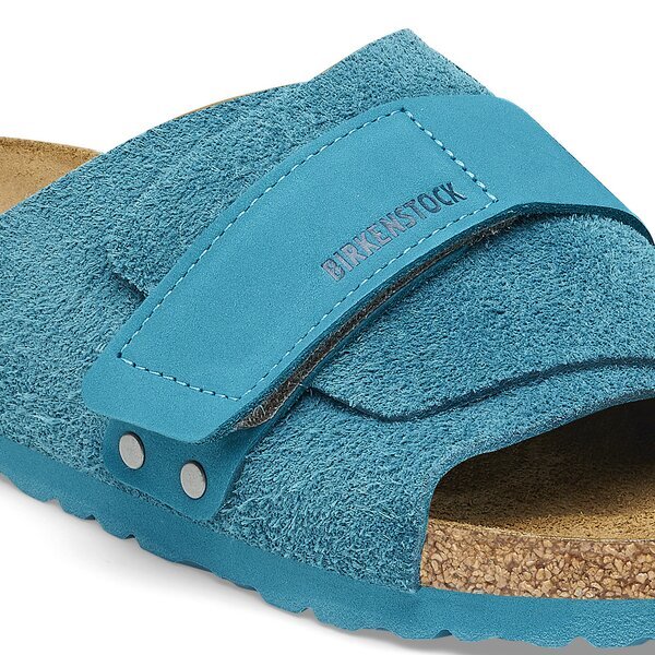 Herren Pantoletten Birkenstock Kyoto Nubuck Leather/Suede