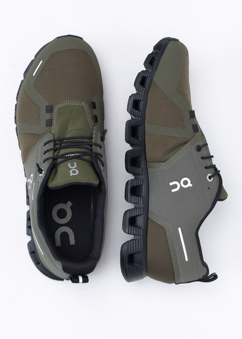 Herren Sneaker Olive ON Cloud 5 Waterproof