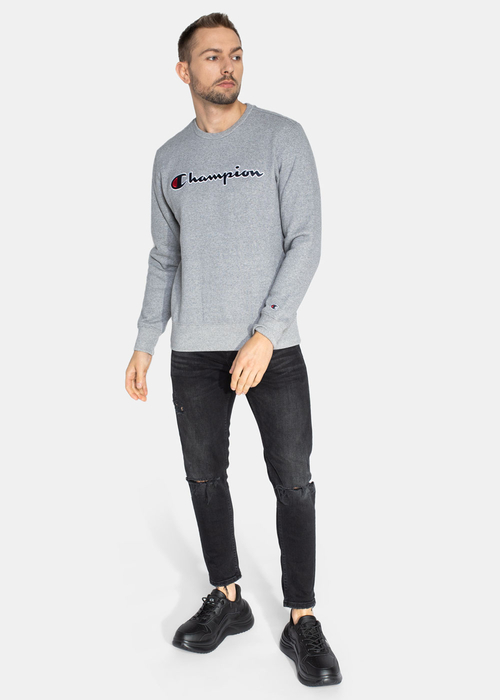 Herren Sweatshirt Champion Organic Cotton Blend Script Logo (216471-EM525)