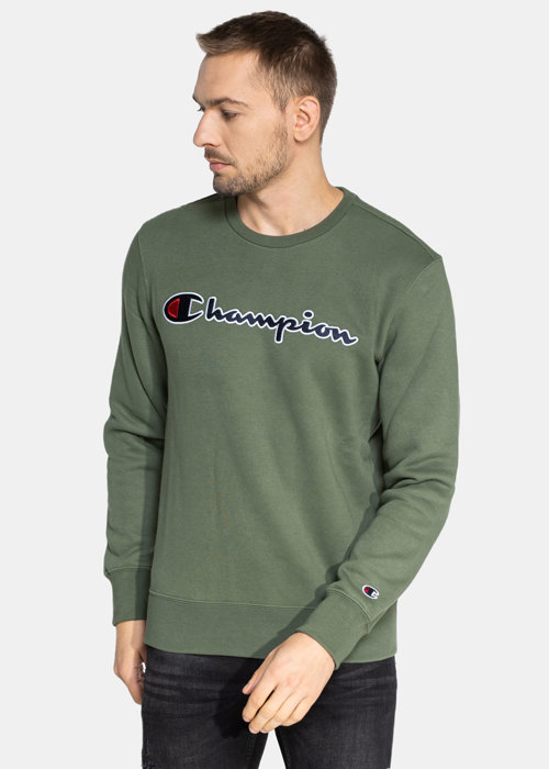 Herren Sweatshirt Champion Organic Cotton Blend Script Logo (216471-GS538)