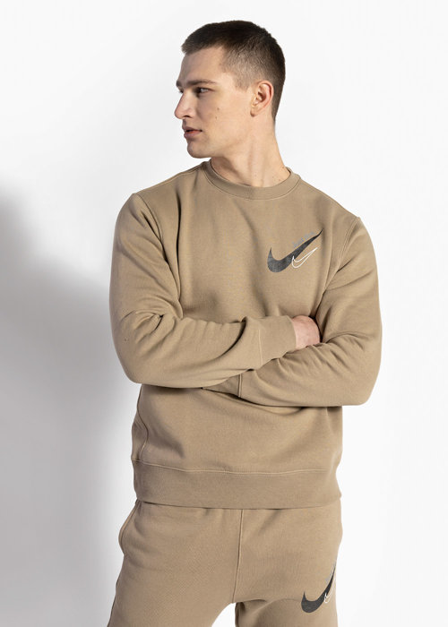 Herren Sweatshirts Beige Nike Sportswear Fleece