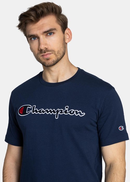 Herren T-Shirt Champion Organic Cotton Script Logo (216473-BS538)