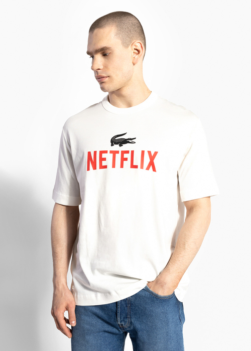 Herren T-Shirt LACOSTE x Netflix T-Shirt