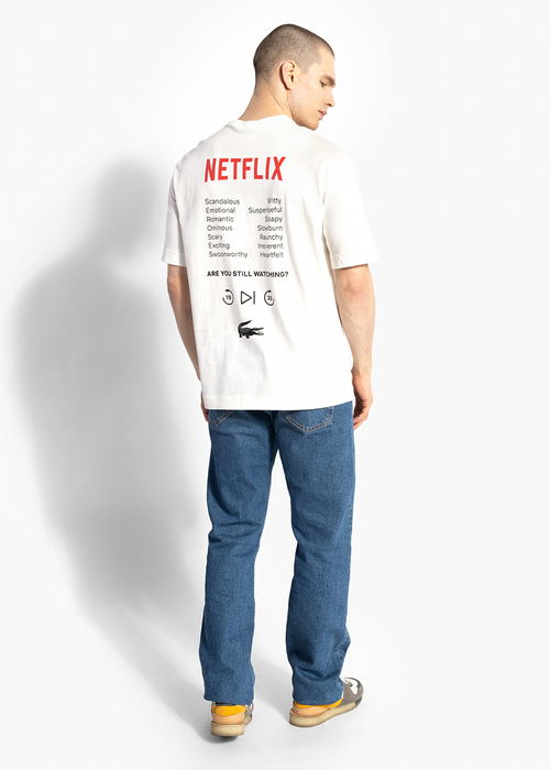 Herren T-Shirt LACOSTE x Netflix T-Shirt