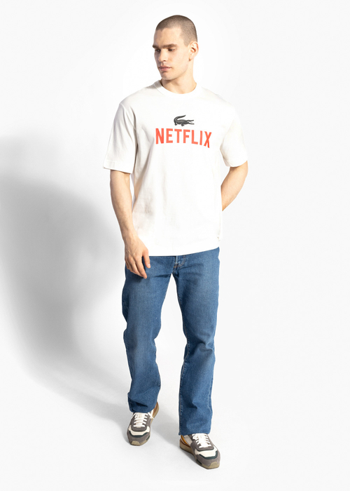 Herren T-Shirt LACOSTE x Netflix T-Shirt