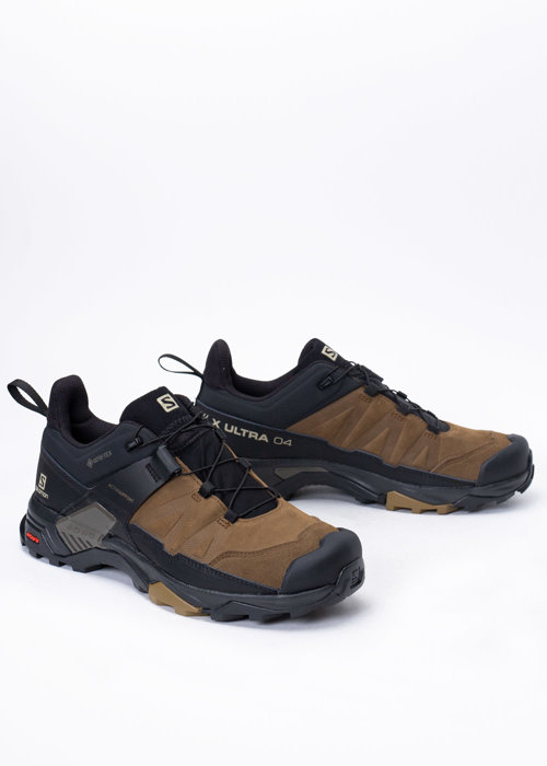 Herren Trekkingschuhe Salomon X Ultra 4 GTX Schwarz/Braun 