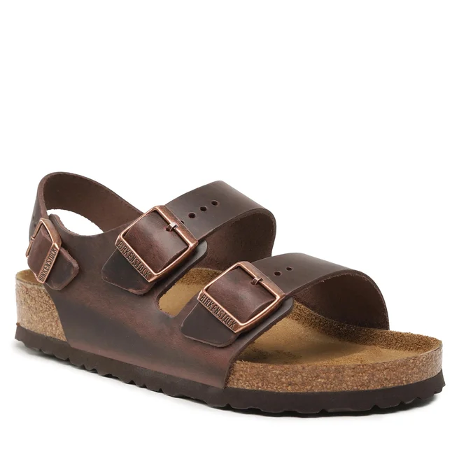 Sandalen Unisex Braun Birkenstock Milano LE