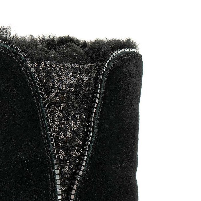 UGG W Classic Zip Boot (1103764-BLK)