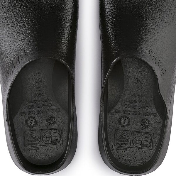 Unisex Pantoletten BIRKENSTOCK SUPER-BIRKI FUSION PU BLACK  