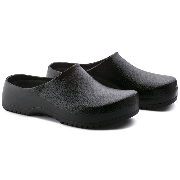 Unisex Pantoletten BIRKENSTOCK SUPER-BIRKI FUSION PU BLACK  