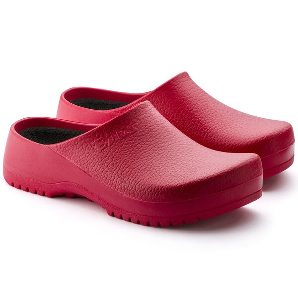 Unisex Pantoletten BIRKENSTOCK SUPER-BIRKI FUSION PU RED  