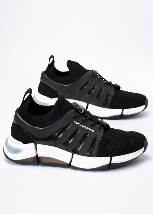Herren Sneaker Schwarz Karl Lagerfeld QUADRO Lacecage Lo Sock