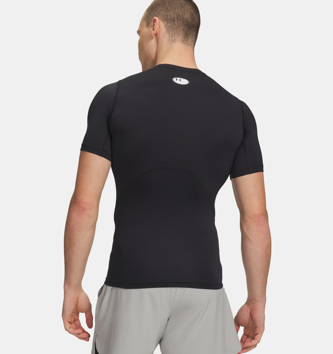 Herren Training T-Shirt Schwarz Under Armour Heat Gear