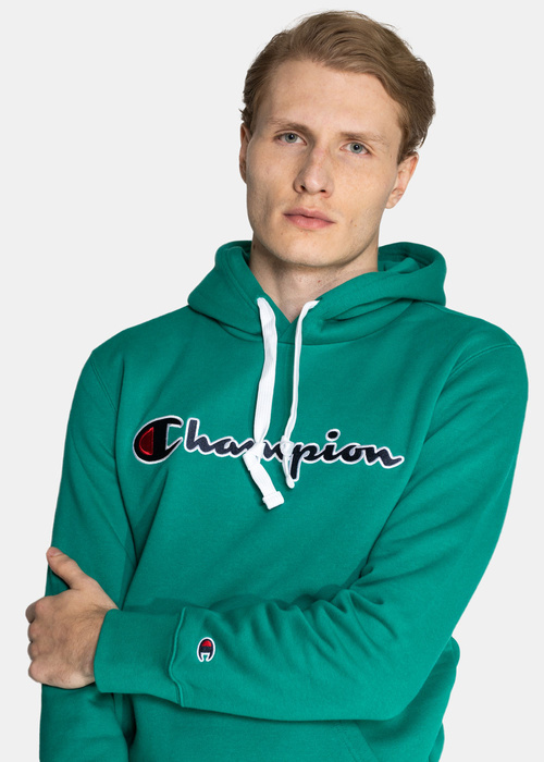 Herren Sweatshirt Champion Organic Cotton Blend Script Logo (216470-GS091)